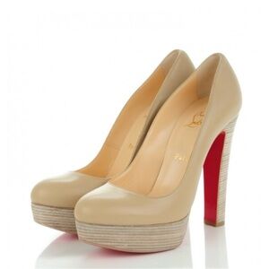 Christian Louboutin Calfskin Bibi 140 Pumps 36